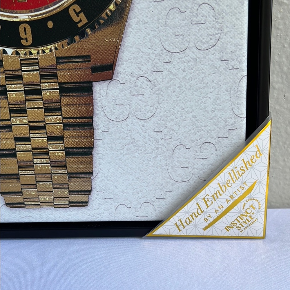 Instinct Style Gold Watch Wall Canvas - Picture 6 of 10